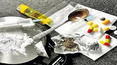 Police drug raid