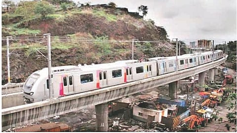 Diamond Garden to Mandale Metro delayed