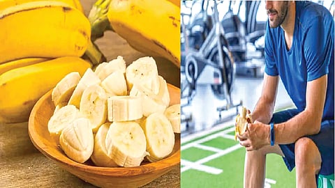 workout best time eat banana 
