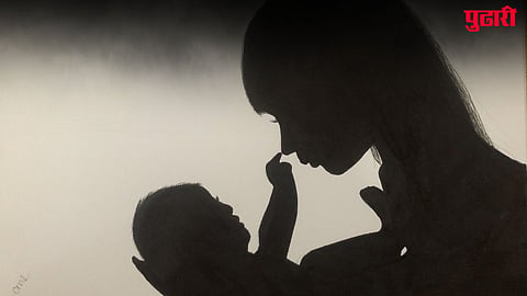 mother with baby 