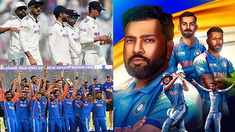 indian cricket team test odi t20 performance in 2025 year 