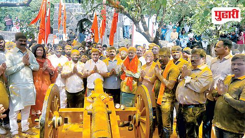 Sinhagad Cannon Carriage 