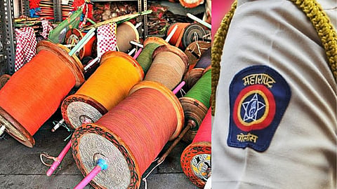 Nandurbar News : नंदुरबार पोलिसांची 'नायलॉन मांजा' विकणा-यांवर कडक कारवाई; ८ लाखांच्या मुद्देमालासह दोघांना बेड्या