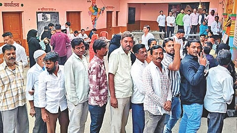 Parbhani municipal election voting