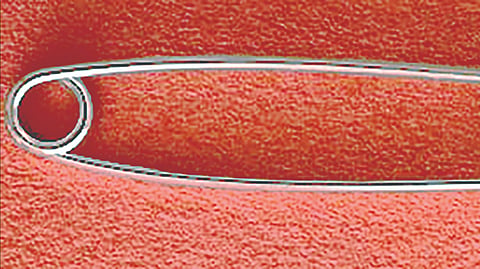Safety pin design