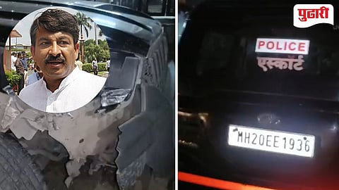 Manoj Tiwari  convoy accident