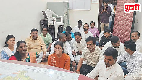 Contaminated Water Issue BJP Protest