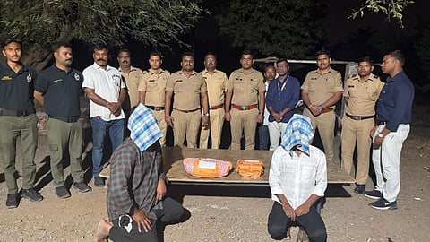 Ganja selling case