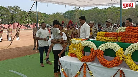  Jawan Deepak Madavi  Funeral Gadchiroli