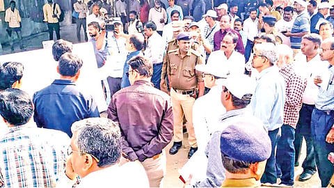 Journalists Association Protest