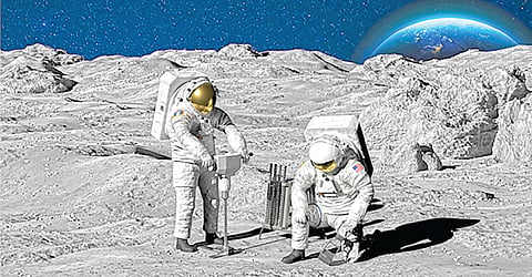 IPhone on moon