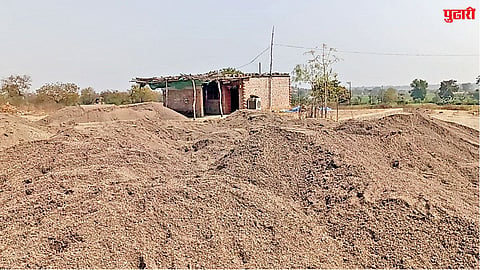 Illegal sand mining