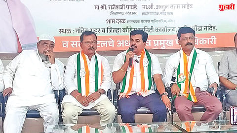 Congress dharna protest