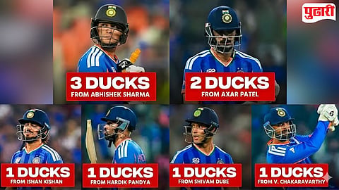 T20 World Cup 2026 Indian Players Register Unwanted Record of Most Ducks in the Tournament
