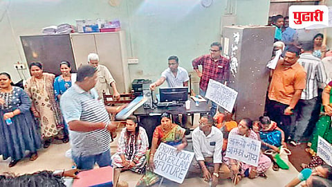 Sanvordem Panchayat Protest