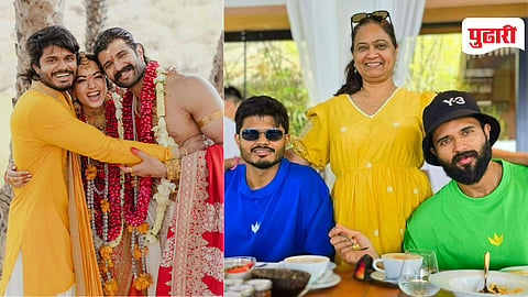 Vijay Brother Anand Deverakonda  family 