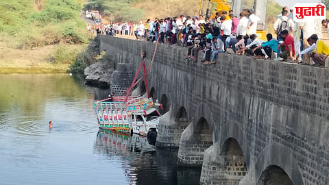 Parbhani Accident : येलदरी पुलावर काळजाचा थरकाप! पिकअप नदीपात्रात कोसळून तरुणाचा जागीच मृत्यू