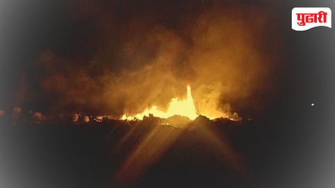 Navi Mumbai Garbage Burning