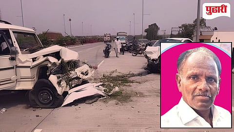 Latur Accident |‎ करजखेडा येथे भरधाव जीपची दोन कारला धडक : भीषण अपघातात एक ठार, दोन गंभीर 