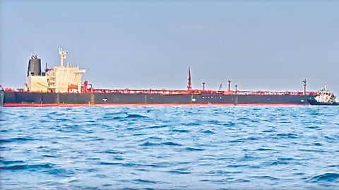 Mangaluru port LPG crude arrival |