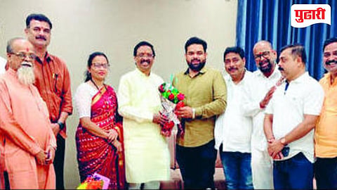 Vinayak Raut Chiplun Visit