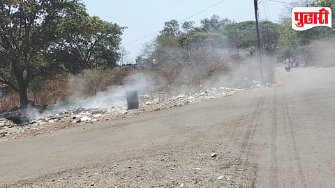 Aundh Hospital Garbage Fire