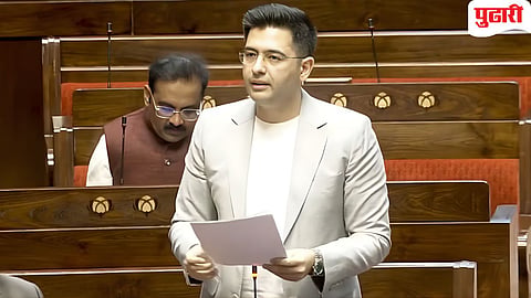 AAP has removed Raghav Chadha as Deputy Leader in the Rajya Sabha