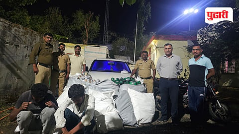 Hingoli crime | सेनगाव पोलिसांची मोठी कारवाई; ५ लाख ३० हजारांचा अवैध गुटखा जप्त