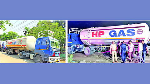 Police raid illegal gas refilling
