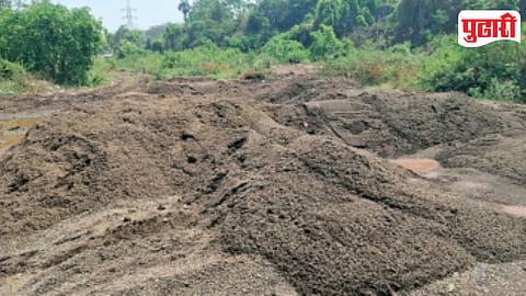 Illegal sand mining
