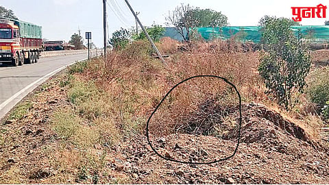 Ajanta caves road danger wells