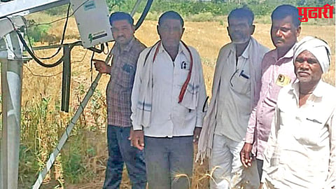 Paithan solar wire theft