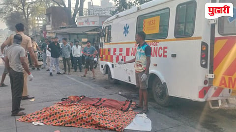 पायी चालणाऱ्या शाळा शिक्षिकेला अवजड आयवा ट्रकने चिरडले, शिक्षिकेचा दुर्दैवी मृत्यू