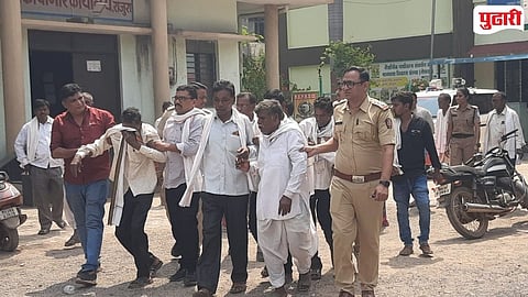 Manikgad  Cement Mine Protest  