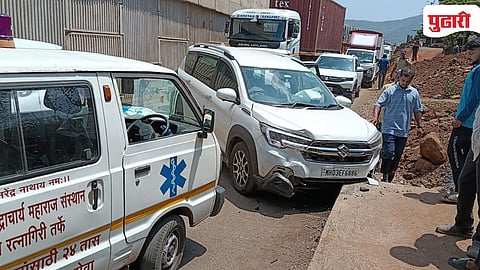 Bike Car Collision Khed