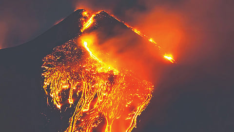 Mount Etna volcano