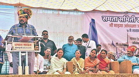 Ramdas Athawale | बाबासाहेबांचे संविधान बदलणार हा प्रचार पूर्णत: खोटा : ना. आठवले