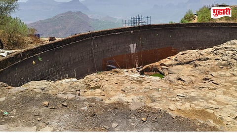 Raigad Fort Gangasagar lake dry