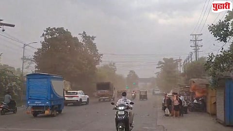 Thane unseasonal rain storm