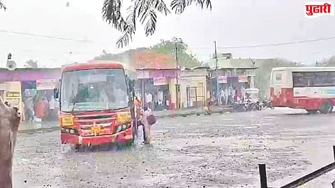 Unseasonal rain storm