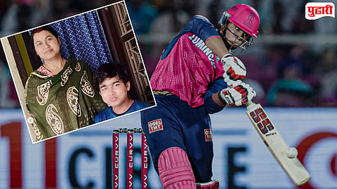 Vaibhav Sooryavanshi in Rajasthan Royals Pink Promise Jersey for Mother's Day