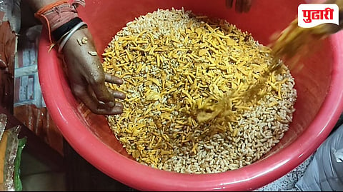 "परळीची झालमुरी" आली फार्मात; पंतप्रधान नरेंद्र मोदींनी घेतला आस्वाद