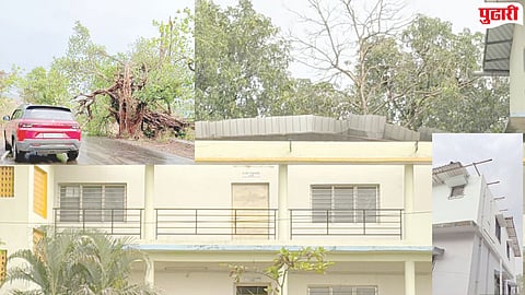Sudhagad rain damage