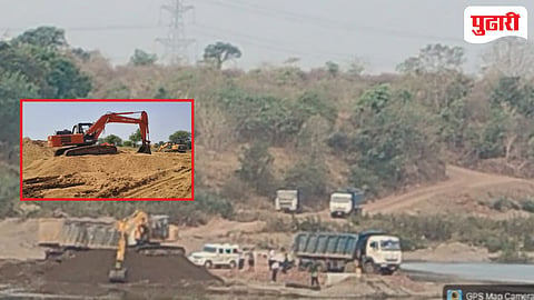 खणीकर्म विभागाच्या पथकाचा दौरा; मात्र मुख्य घाटांवर कारवाईच नाही