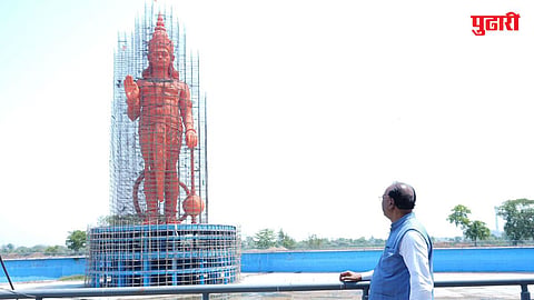 कोराडी येथे सर्वात उंच हनुमान मूर्ती, जूनमध्ये अमित शहा यांच्या हस्ते लोकार्पण