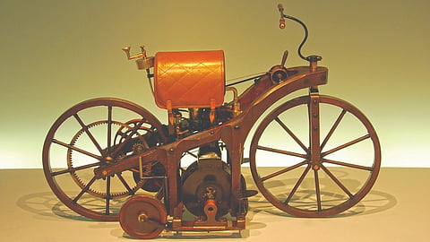 First motorcycle history |