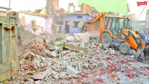 Sambhajinagar News : नगरसेवक मतीनचे अनधिकृत घर, कार्यालय जमीनदोस्त