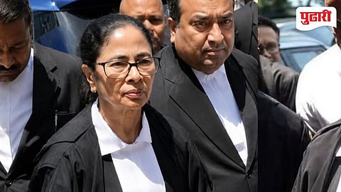 Mamata Banerjee |काळा कोट चढवून ममता बॅनर्जी थेट पोहचल्या कोर्टात!