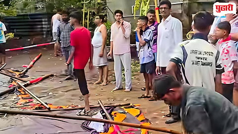 Raigad unseasonal rain wedding damage