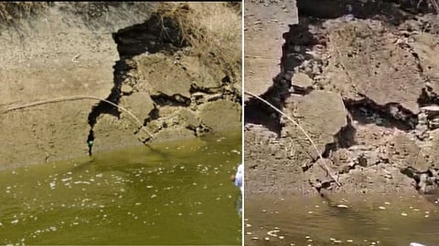 Siddheshwar Dam canal condition